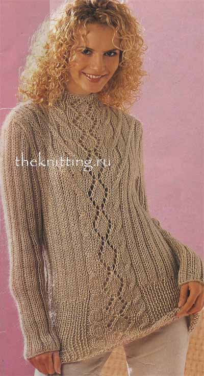 вязаная кофта схема