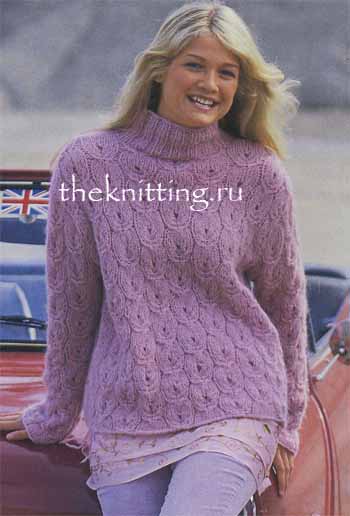 Схемы вязанных свитеров спицами