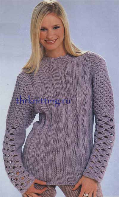 вязание туники свитера - Модные кофты