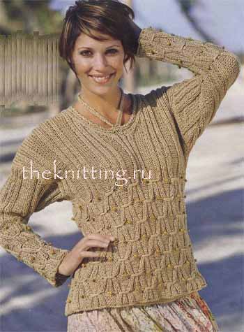 Вязание спицами женские пуловеры