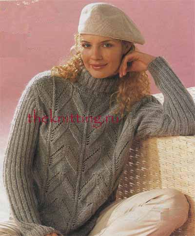 вязание спицами зима свитера женские